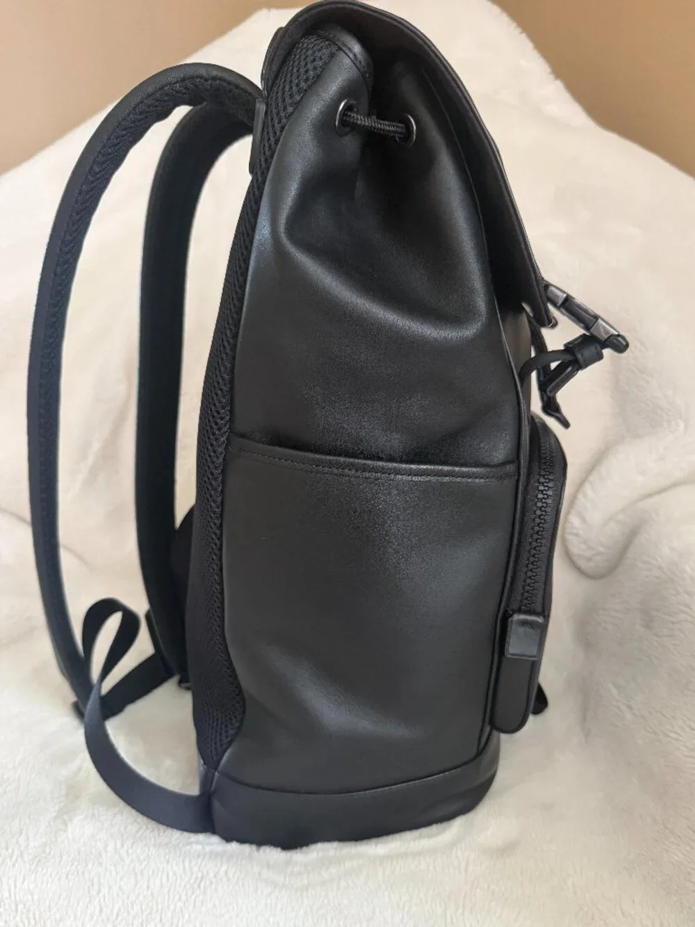 Coach Track Men's Black Leather Backpack C2710